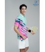 Áo thể thao nam MC-9124 Xanh ngọc phối trắng