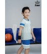 Bộ thể thao trẻ em TCB-1021 Xanh mint phối xanh cổ vịt