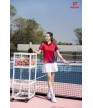 Áo thể thao nữ AC-3829 Đỏ phối navy