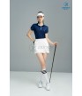 Áo thể thao nữ AC-3820 Navy phối xanh ngọc