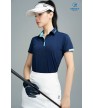 Áo thể thao nữ AC-3820 Navy phối xanh ngọc