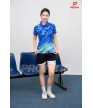 Áo thể thao nữ AC-3839 Xanh bích phối trắng