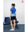 Áo thể thao nữ AC-3839 Xanh bích phối trắng