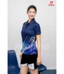 Áo thể thao nữ AC-3839 Navy phối trắng