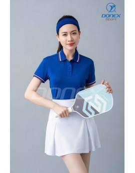 Áo thể thao nữ AC-3852 xanh bích phối trắng