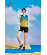 Bộ Thể Thao Nữ ACB-5159 Lục bảo phối vàng