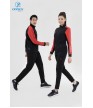 Quần Nỉ Thun Nam DONEX Sano MD-654 Đen phối đỏ