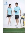 Áo thể thao Golf nữ AC-3660-19-12 Xanh biển phối navi