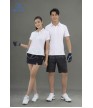 Áo thể thao nữ AC-3698 Trắng phối đen
