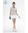 Áo thể thao nữ AC-3698 Ghi sáng phối đen