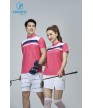 Áo thể thao nữ AC-3814 Hồng phối trắng