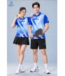 Áo thể thao nữ AC-3872-04-01 Xanh bích phối trắng