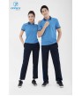 Quần Nỉ Thun Nam PRONING Unir MD-651 Navy Phối Xanh Copan