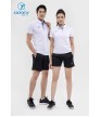 Áo thể thao nam MC-9106 Trắng phối xanh bích