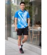 Áo thể thao nam MC-9172-02-01 Xanh copan phối trắng