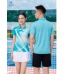 Áo thể thao nam MC-9172-19-01 Xanh ngọc phối trắng