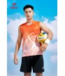 Bộ Thể Thao Nam MCB-6159 Cam phối trắng