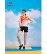 Bộ Thể Thao Nữ ACB-5159 Cam phối trắng