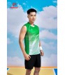 Bộ Thể Thao Nam MCB-6159 Xanh lá phối trắng