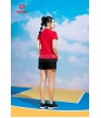 Bộ Thể Thao Nữ ACB-5161 Đỏ phối vàng