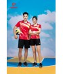 Bộ Thể Thao Nữ ACB-5161 Đỏ phối vàng