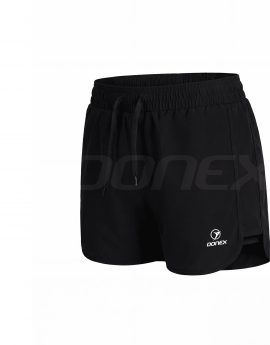 Quần thể thao nữ ASC-1046-08-01 Đen phối trắng