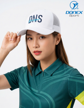 Mũ thể thao unisex Donex Gear CP-1802 Trắng