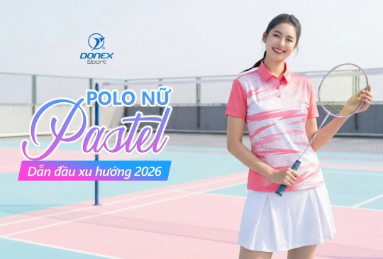 POLO NỮ PASTEL DONEXSPORT – XU HƯỚNG MÙA HÈ 2026