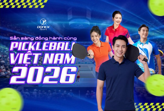 DonexSport sẵn sàng đồng hành cùng Pickleball Việt Nam năm 2026