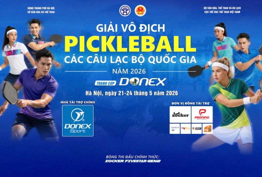 ĐIỀU LỆ GIẢI VÔ ĐỊCH PICKLEBALL CÁC CÂU LẠC BỘ QUỐC GIA NĂM 2026