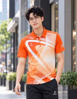 Áo thể thao nam MC-9172-20-01 Cam phối trắng