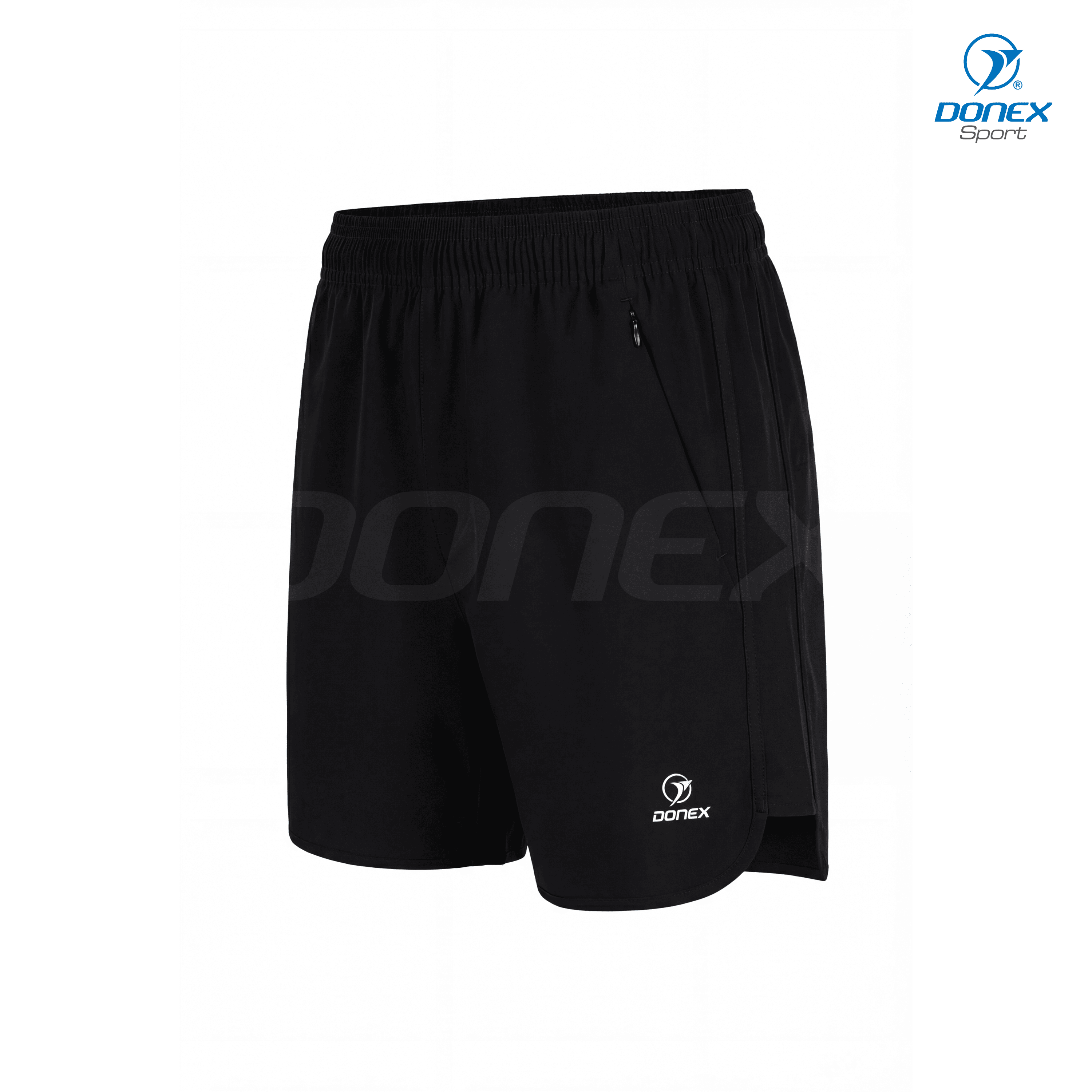 Quần thể thao nam MSC-2046-08-01 Đen phối trắng