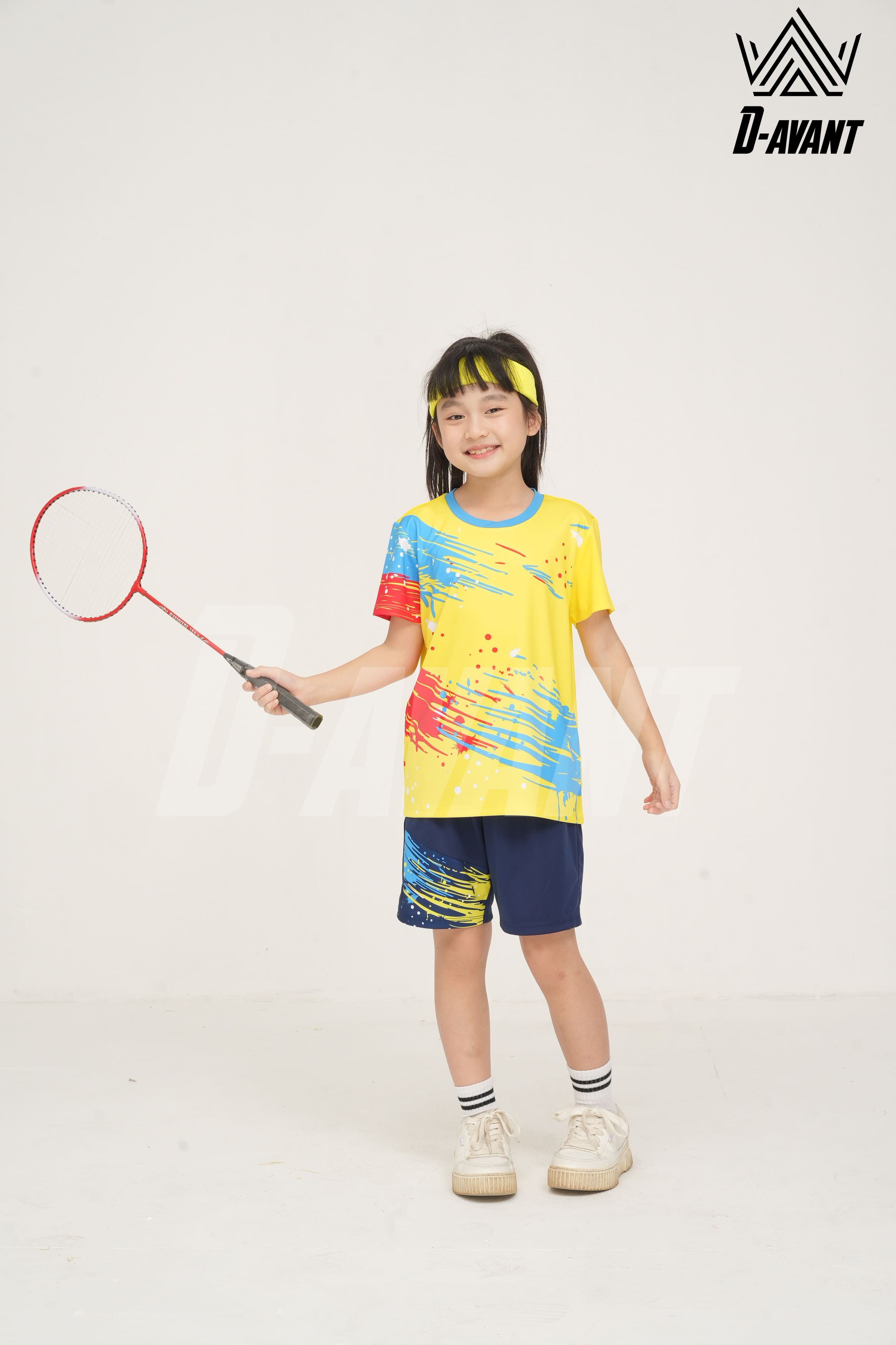 Bộ thể thao trẻ em TCB-1013 Vàng phối xanh copan