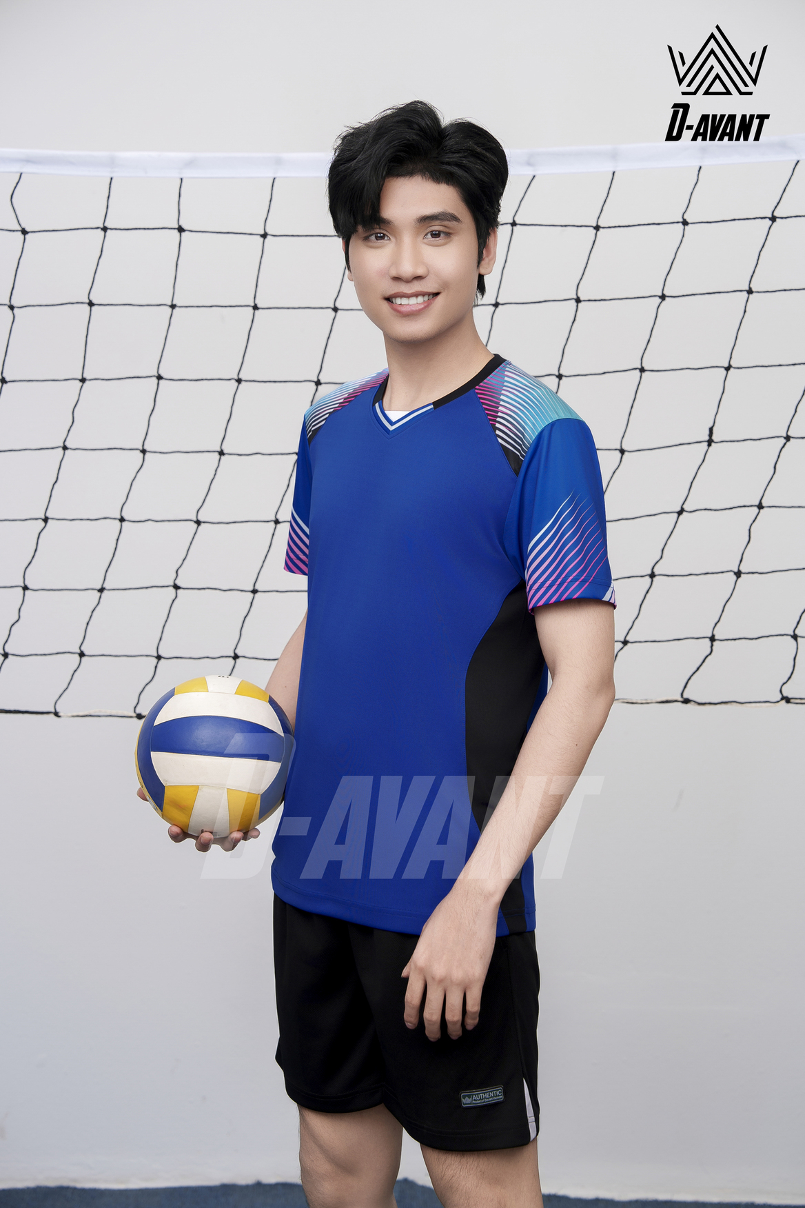Áo thể thao nam MC-9141 Xanh bích phối đen