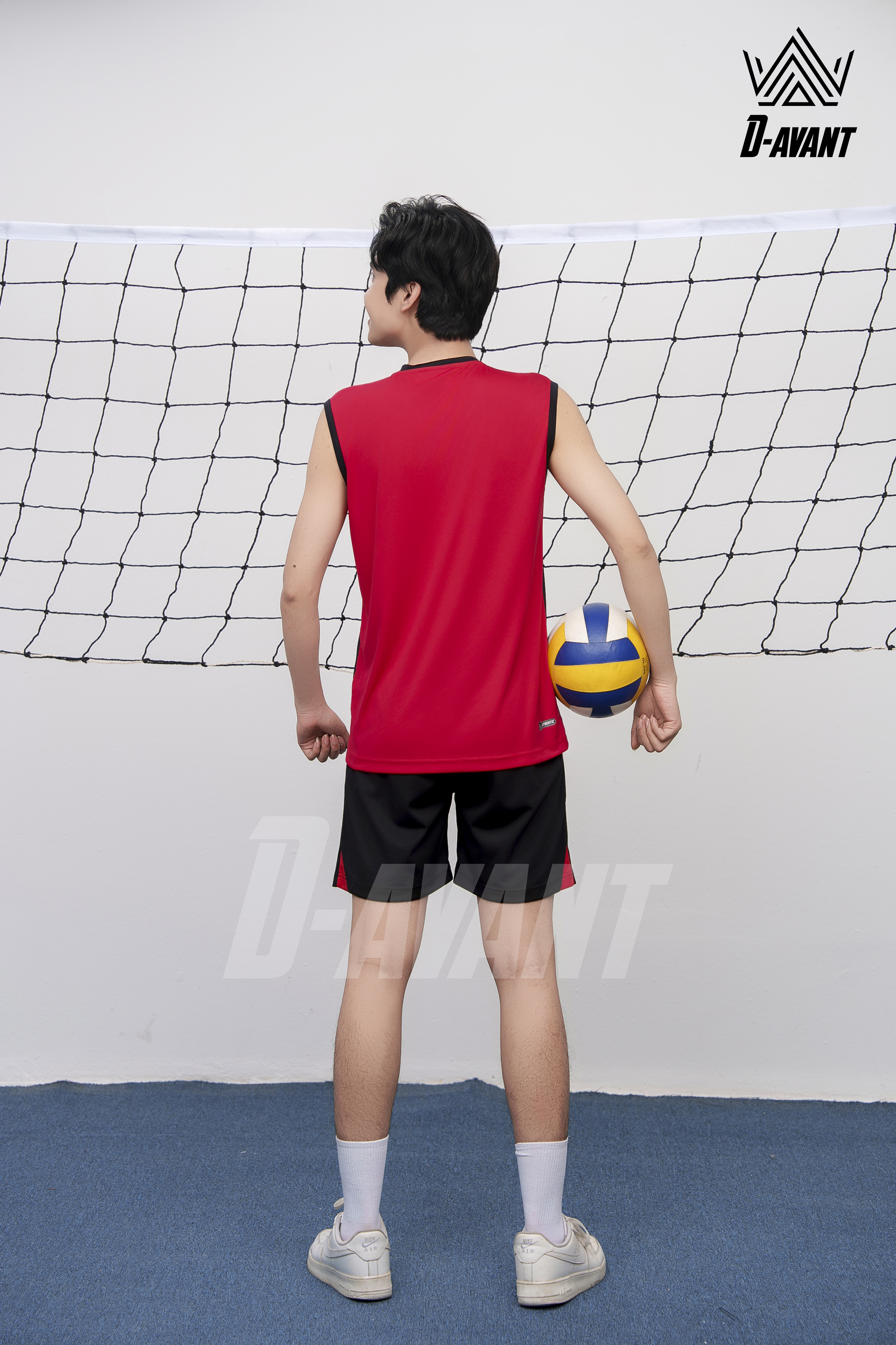 Áo thể thao nam MC-9121 Đỏ phối đen