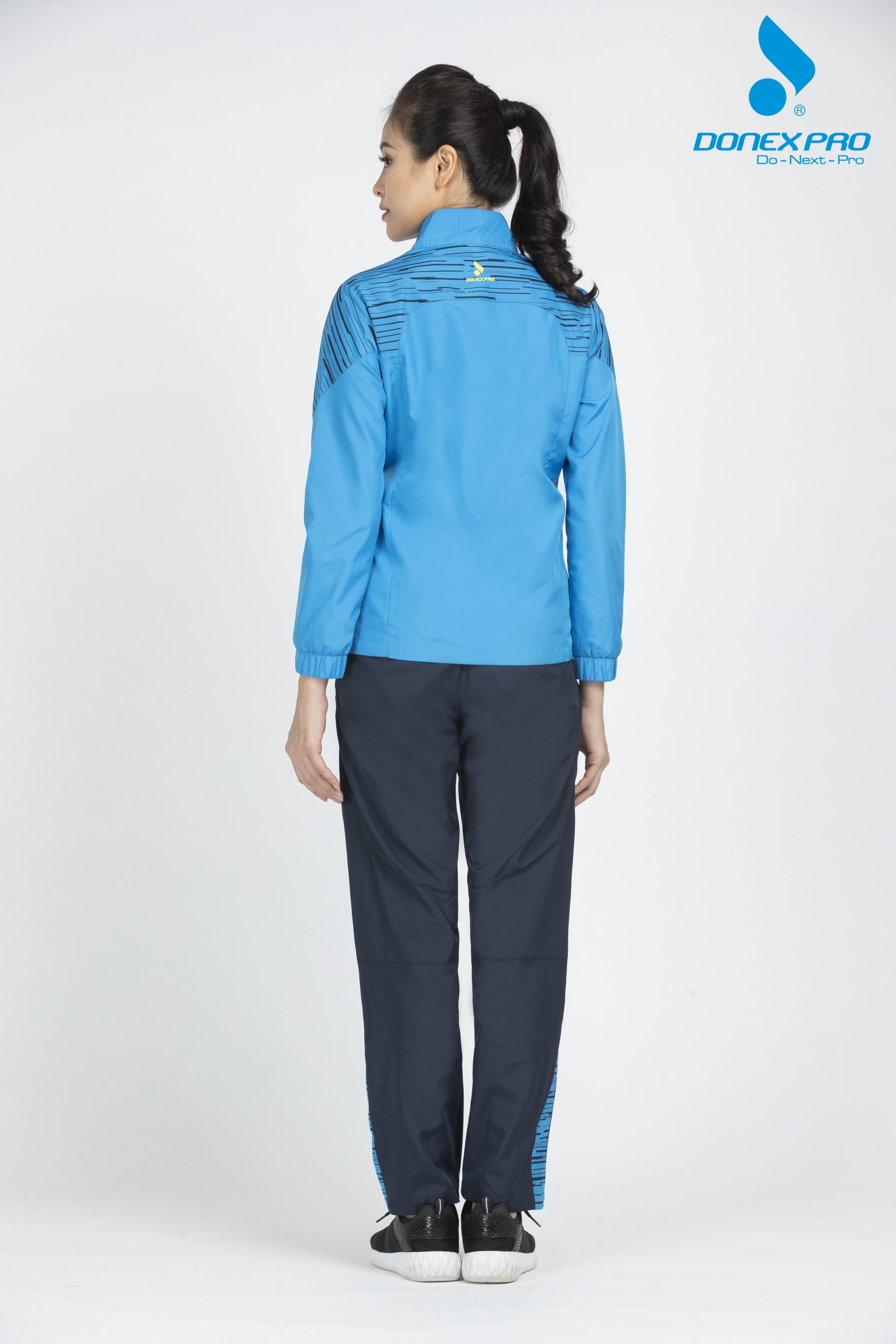 Quần gió nữ AD-542 - Navy phối vàng