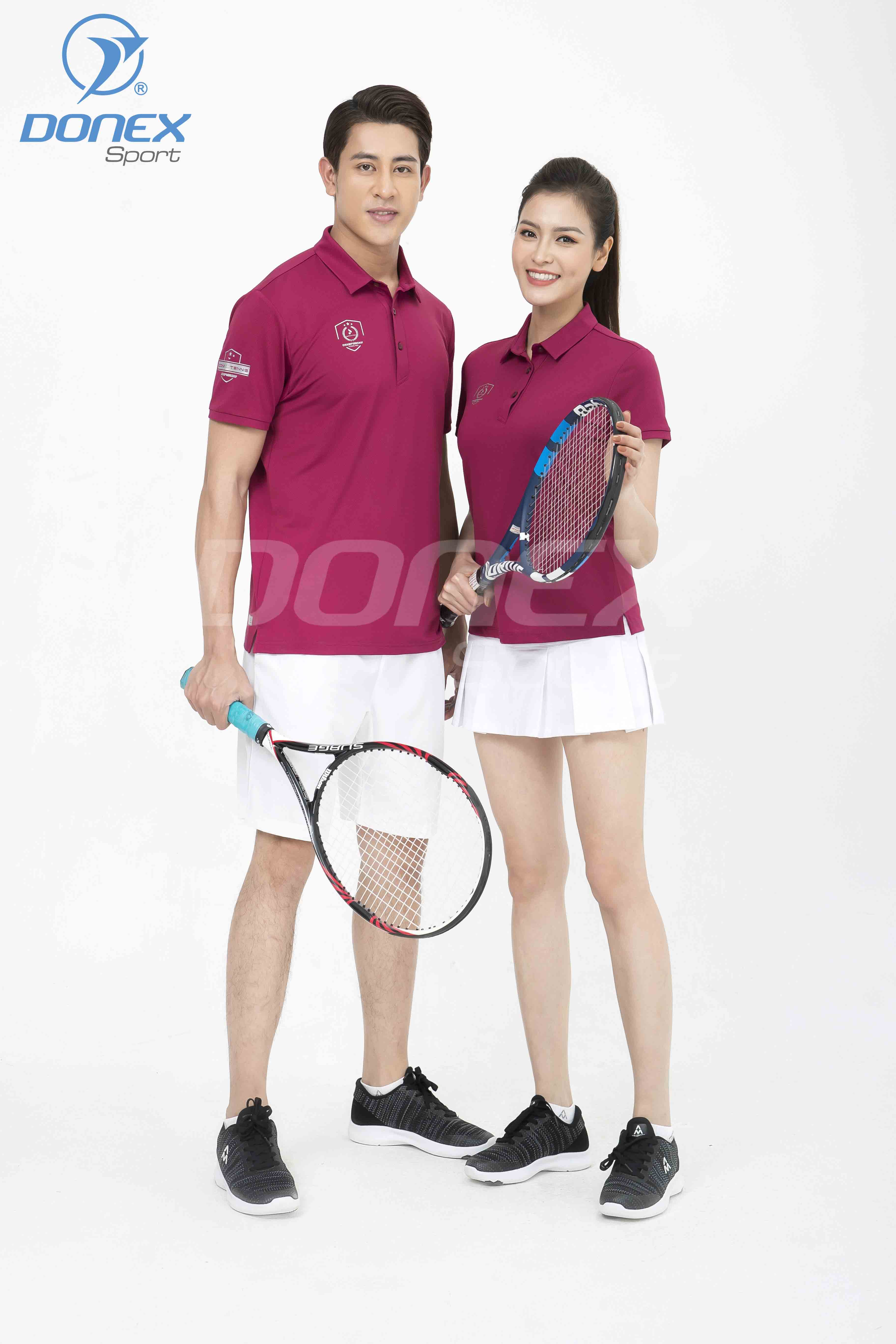 Váy thể thao nữ ASC-898-01-18 Trắng phối ghi