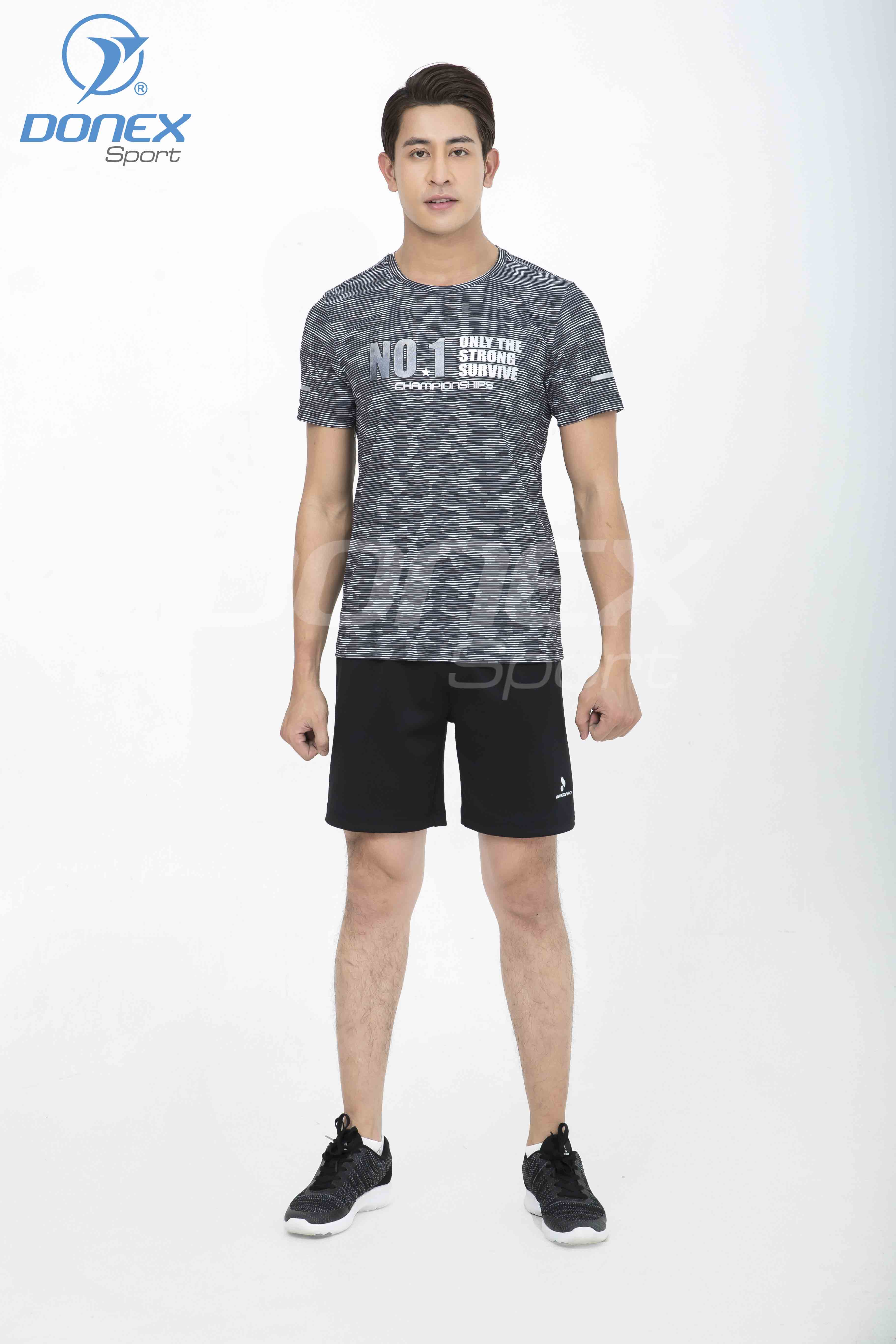 Áo thể thao nam MC-9050-23 Sọc ngang