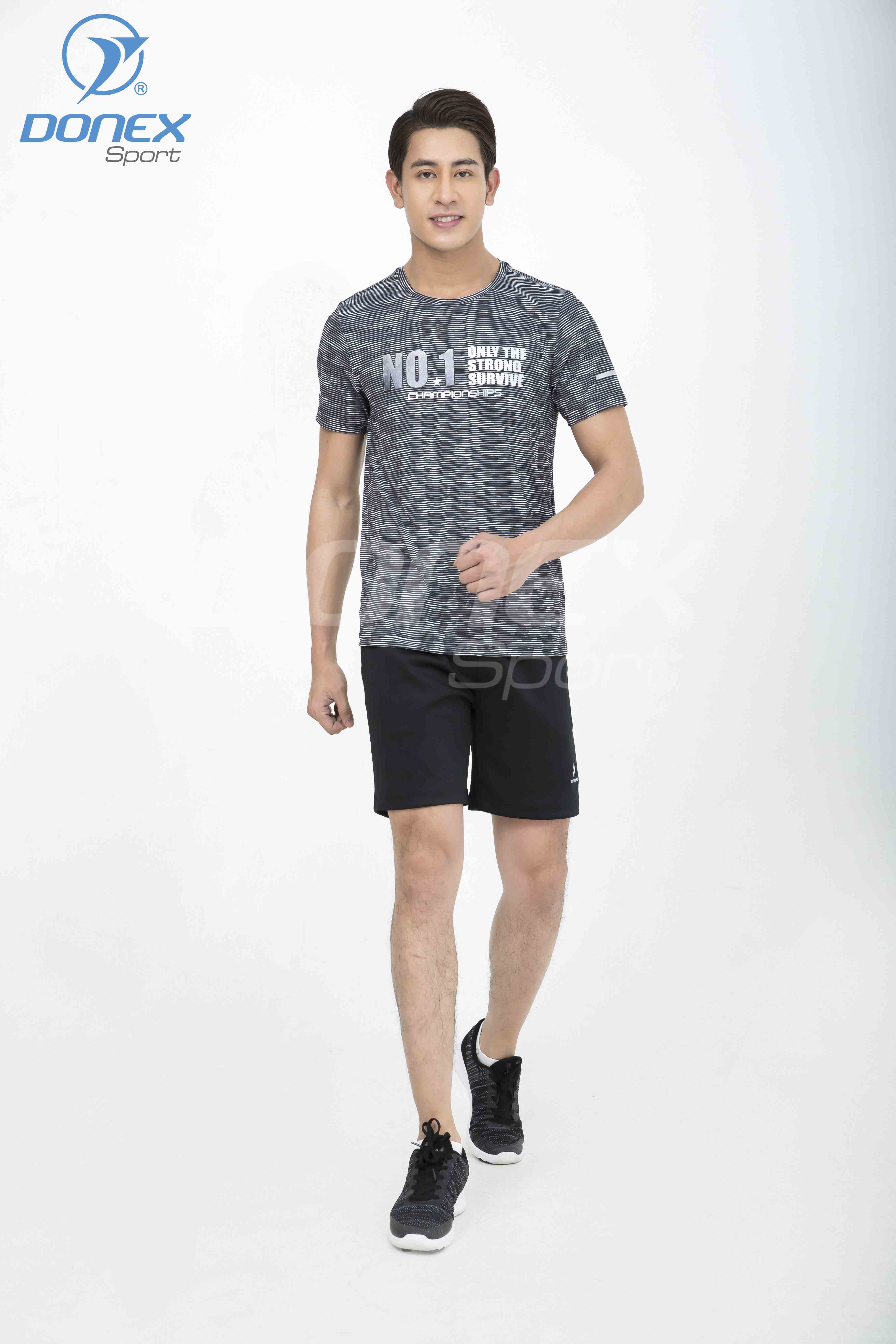Áo thể thao nam MC-9050-23 Sọc ngang