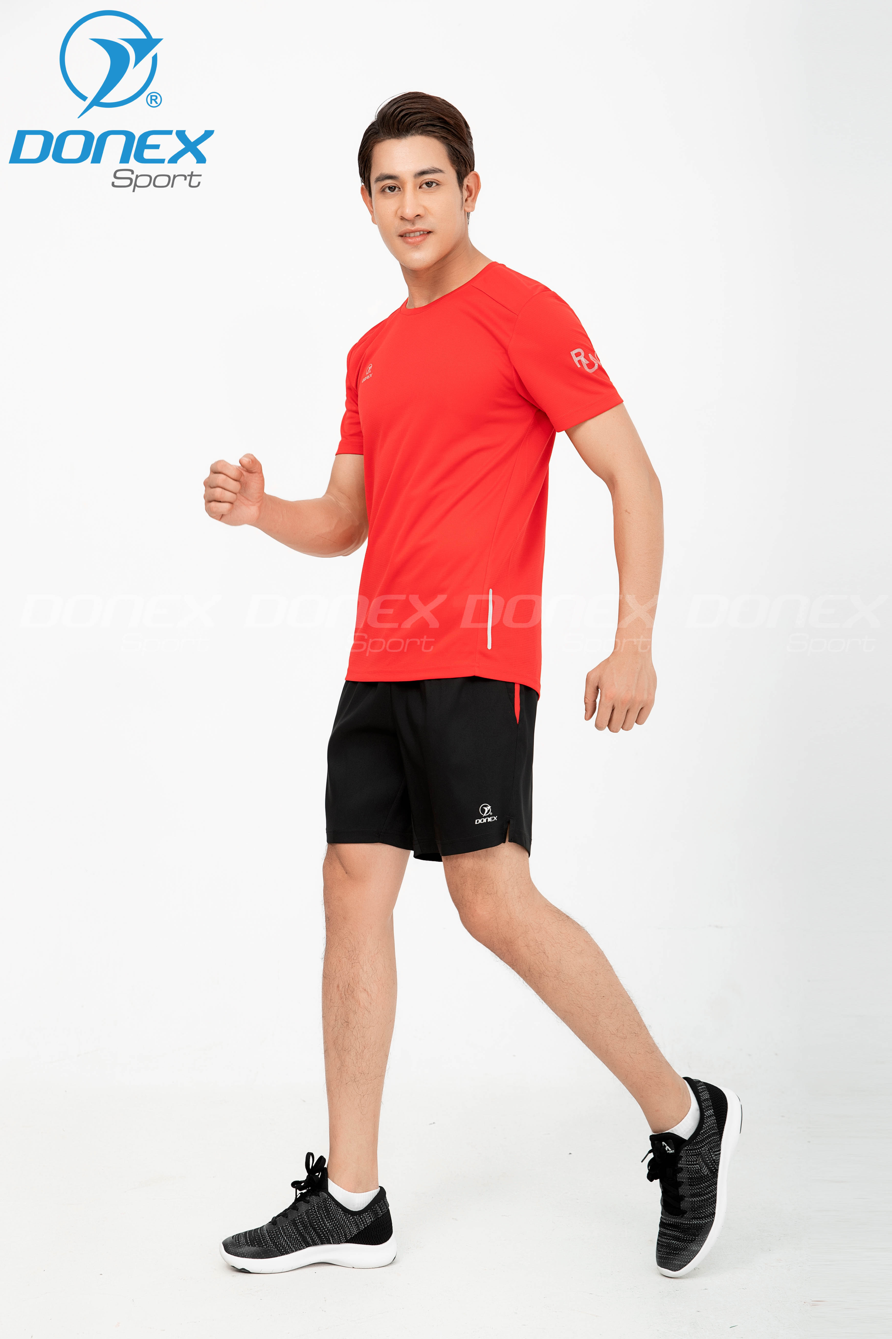 Áo thể thao nam MC-9064-07-18 Đỏ in ghi