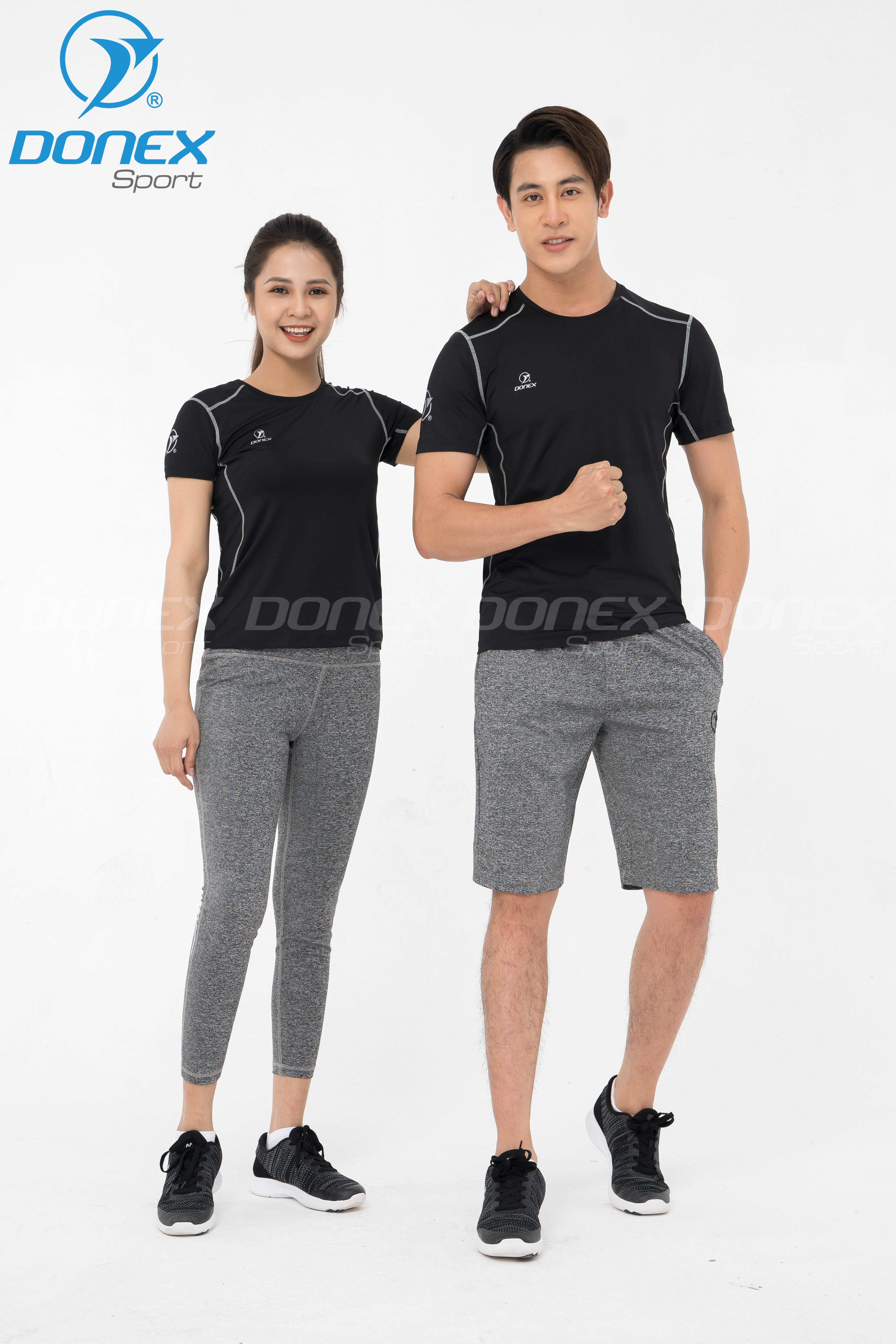 Áo thể thao nam MC-9072-08-18 Đen in ghi