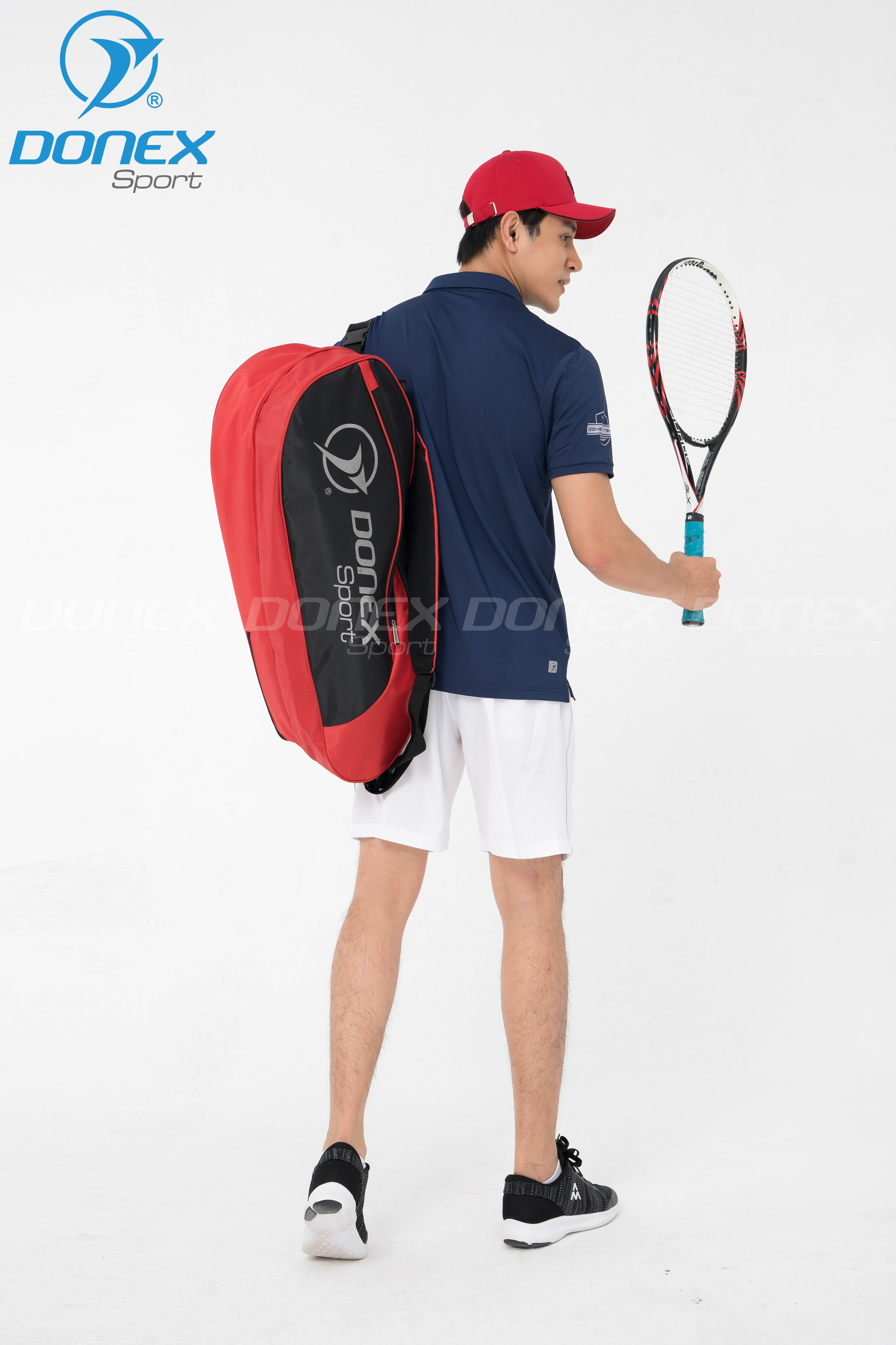 Túi đựng vợt 3 ngăn BT-1001 Đen phối đỏ