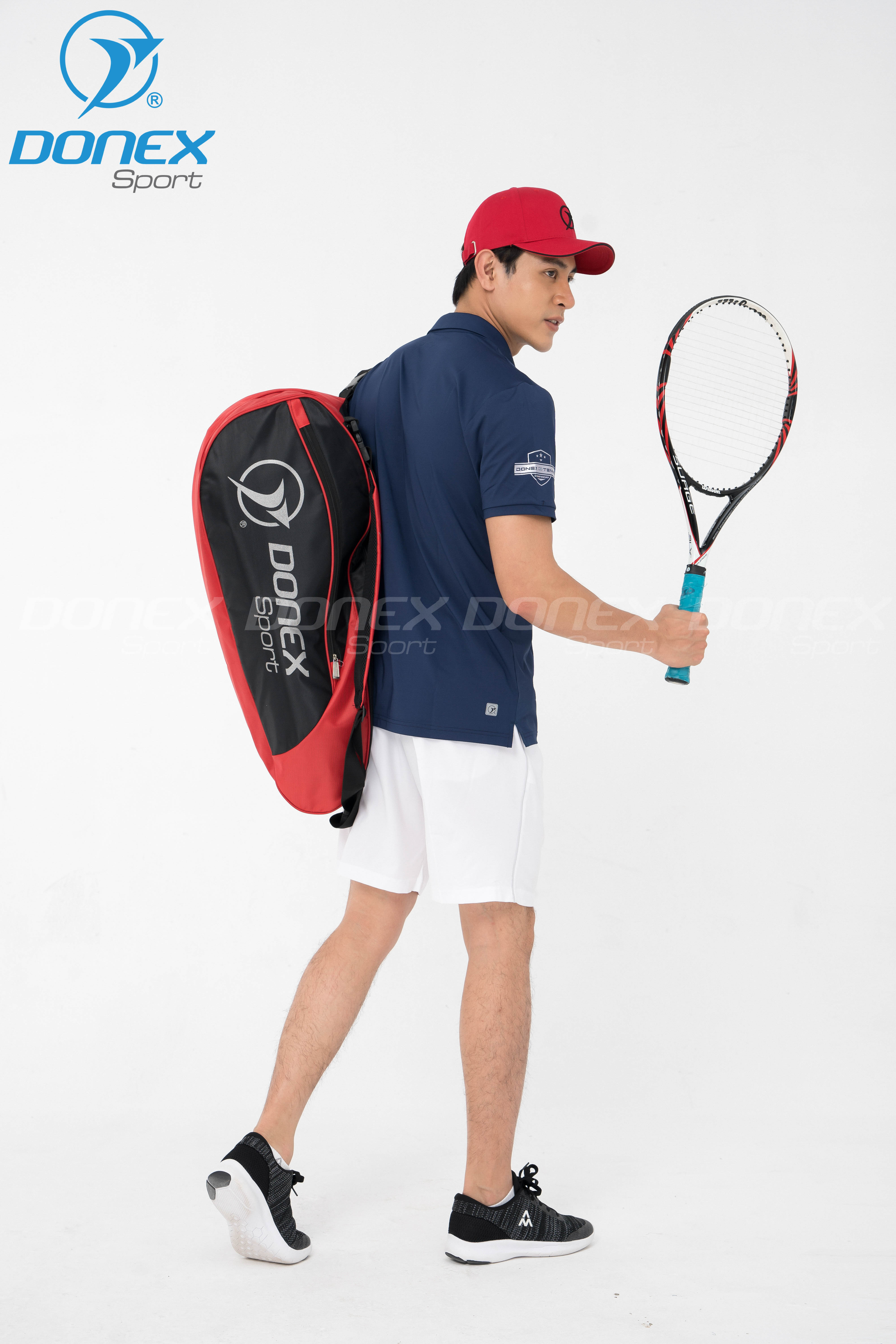 Túi đựng vợt 3 ngăn BT-1001 Đen phối đỏ