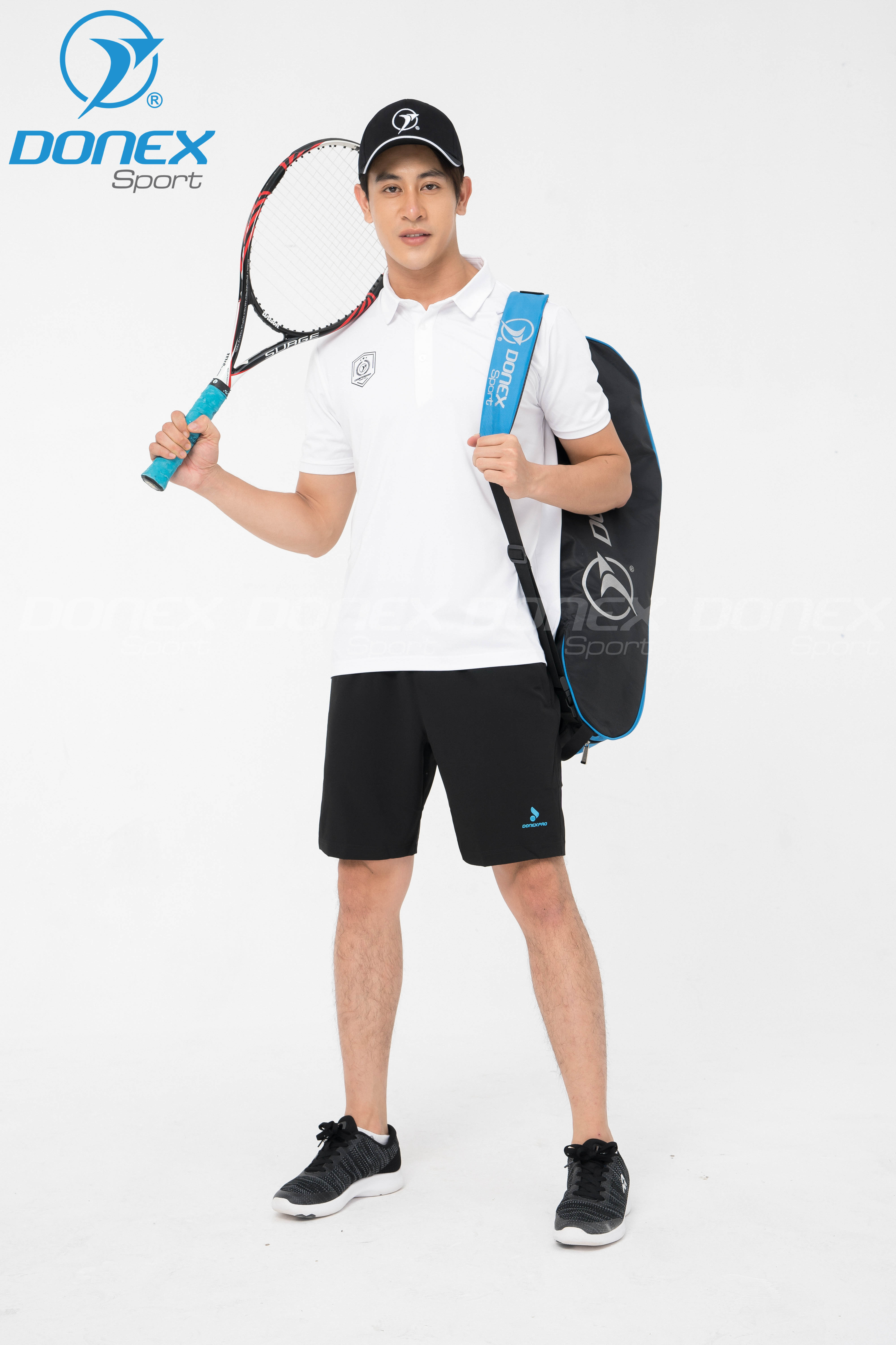 Túi đựng vợt 3 ngăn DONEX BT-1001 Đen phối xanh copan